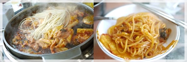 2011韓國旅day2-觀光客必去的”新村辣炒雞排”…有附地圖