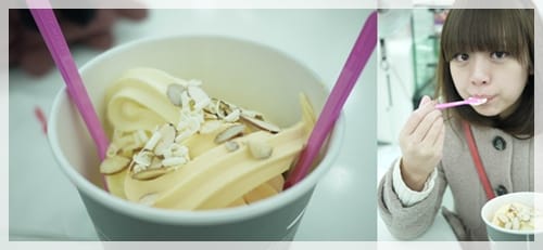 2011韓國旅day2-弘大-天氣在冷也要吃的snow spoon冰店