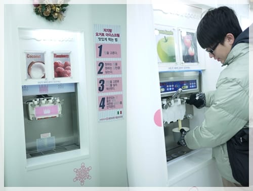 2011韓國旅day2-弘大-天氣在冷也要吃的snow spoon冰店