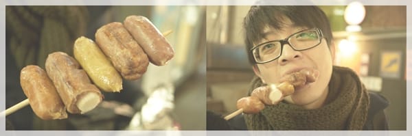 2011韓國旅day4-在明洞吃小吃