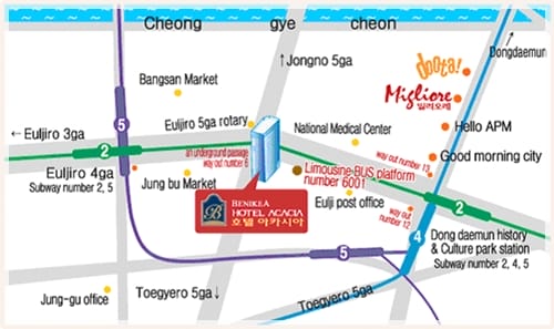 2011韓國旅-住在東大門附近的Acacia Hotel..有附地圖 - 第5張圖 2011韓國旅-住在東大門附近的Acacia Hotel..有附地圖