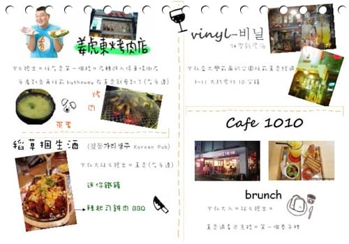 一起去韓國旅行 – 2012年韓國行程表