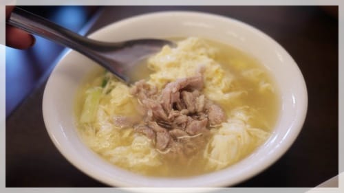 我的生日開胃菜 – 蝦仁飯+鍋燒麵+杏仁冰