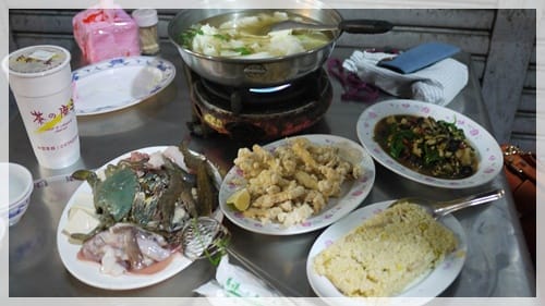 兩個人的簡單辦桌 – 竹屋海產火鍋