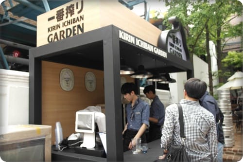 2013年韓國行Day2 走到花園喝啤酒!! – 新沙”Kirin Ichiban Garden”