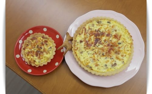 [My Little Kitchen] 大派小派 你要哪一派?? – 蘑菇培根鹹派