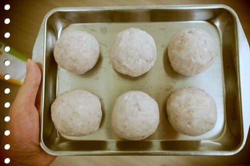 [My Little Kitchen] 不油炸，超簡單的芋頭起士球!!