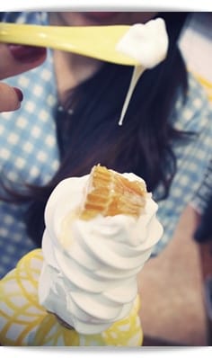 嗡嗡嗡~~一窩蜂來襲!! – 韓國Honey Creme蜂巢冰淇淋
