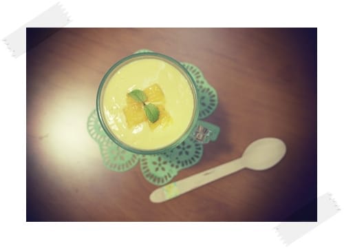 [My Little Kitchen] 初夏小確幸!! – 芒果香草奶昔