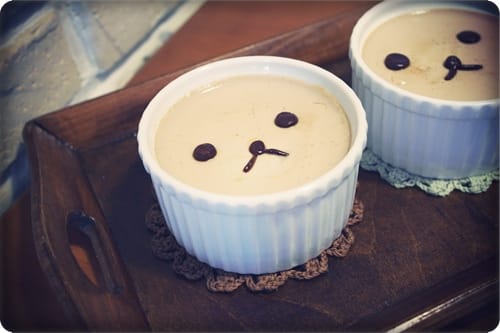 [My Little Kitchen] 療癒系!!可愛小熊臉 “伯爵奶茶布丁”