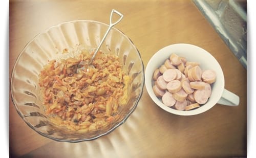 [My Little Kitchen] 吃的津津有味~~~韓式泡菜炒飯