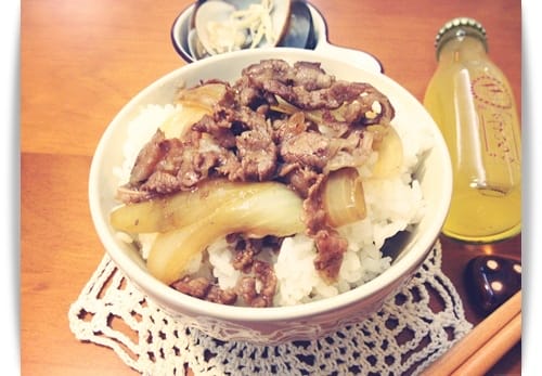 [My Little Kitchen] 日本風味~~好有飽足感!! – 牛丼飯