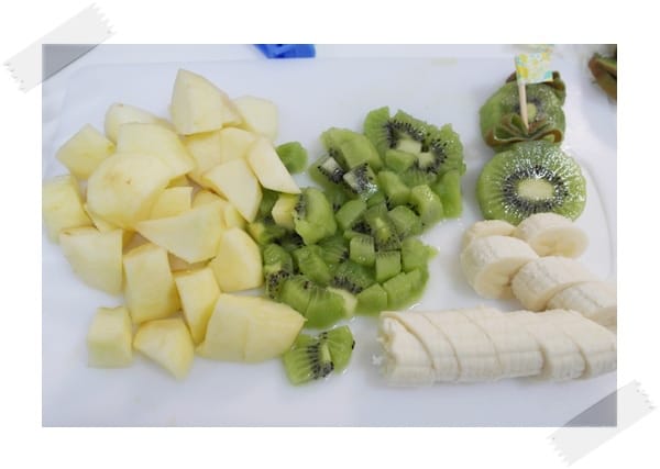 [My Little Kitchen] 簡易優格水果沙拉~~奇異果是主角^^
