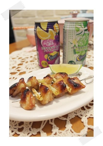 [My Little Kitchen] 用Sharp AX-CX3水波爐烤出居酒屋風味”雞肉串”~~