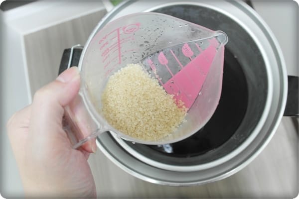[My Little Kitchen] 溫暖小溫補~~桂圓紅豆紫米粥