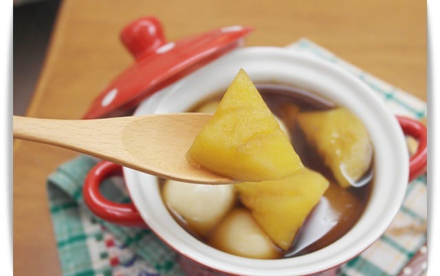 [My Little Kitchen] 充滿暖意的”黑糖地瓜湯”!!