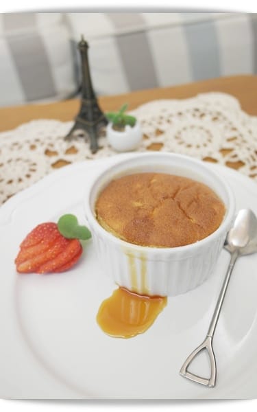 [My Little Kitchen] 柔柔的~~漸漸消失的美味!! – 卡士達舒芙蕾Soufflé