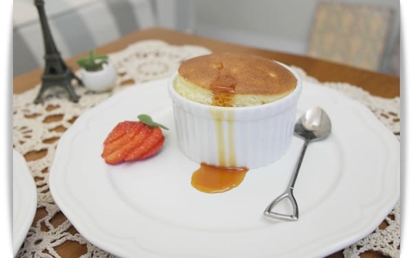 [My Little Kitchen] 柔柔的~~漸漸消失的美味!! – 卡士達舒芙蕾Soufflé
