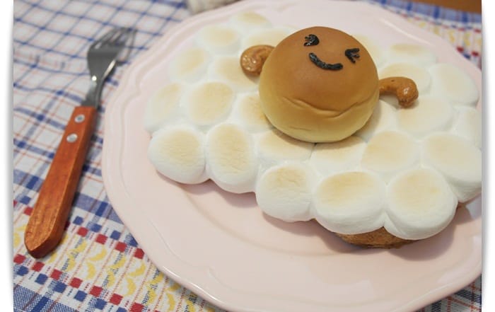 [My Little Kitchen] 咩咩~~~喜氣洋洋!! – 小羊棉花糖吐司