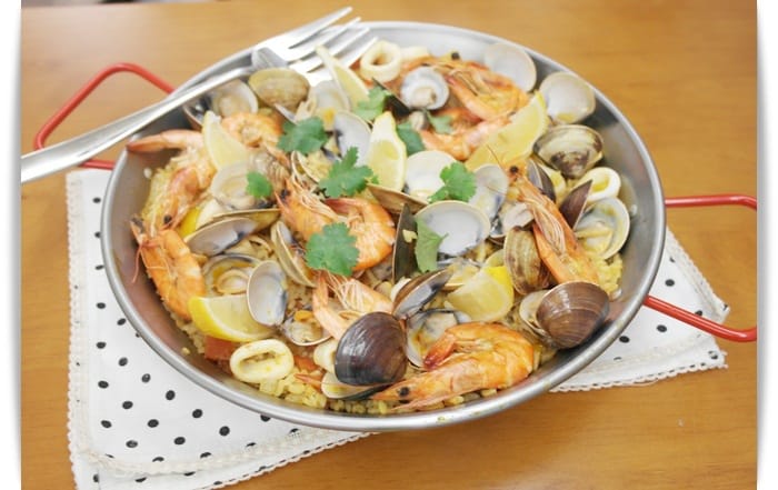 [My Little Kitchen] 西式大鍋飯!!豐盛又美味!! – Paella 西班牙海鮮飯