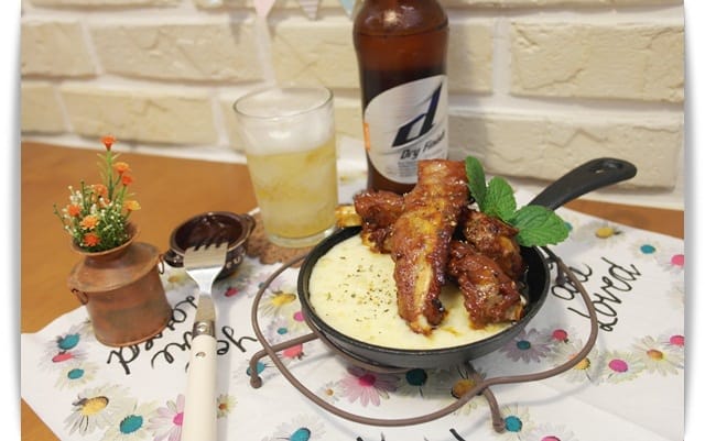 [My Little Kitchen] 好邪惡!! 起士香氣散播中~~弘大詹姆士起士肋排제임스치즈등갈비