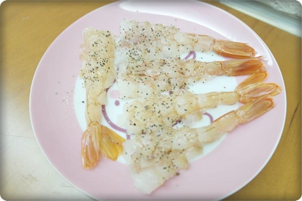 [My Little Kitchen] 外酥內嫩又鮮美!! – 杏仁片烤蝦