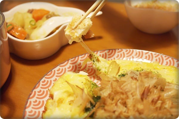 [My Little Kitchen] 豆腐起士蛋包~~會牽絲的濃稠滋味!!