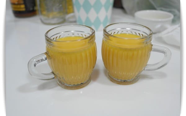 [My Little Kitchen] 碰出天然酸甜果香味~~芒果優酪乳布丁!!