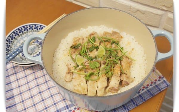 [My Little Kitchen] 每顆飯粒都好濃郁！！ – 海南雞飯(鑄鐵鍋)