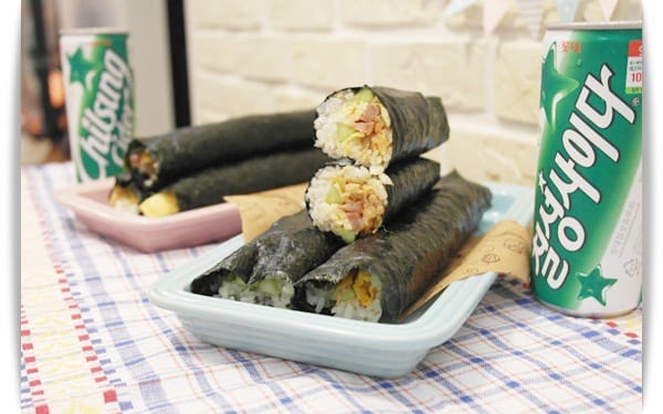 [My Little Kitchen] 大口大口吃!! – 韓式飯捲김밥 ♡