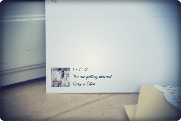 We Got Married ❤ 手作鄉村風味兒喜帖~滿滿幸福感!!