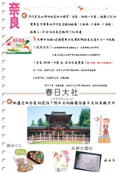 2015年京阪神奈甜蜜遊 ♡ 六天五夜行程大公開 – 自己出版自己看的旅遊書!!