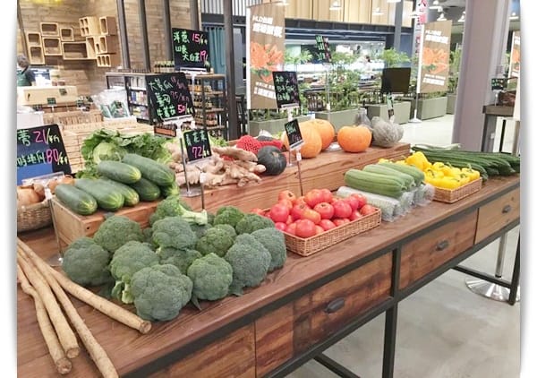來買菜囉~~好歐式的高級菜市場!! – MLD台鋁生活商場生鮮超市