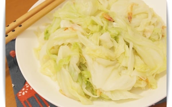 [My Little Kitchen] 一盤簡單鮮甜家常菜!! – 櫻花蝦炒高麗菜