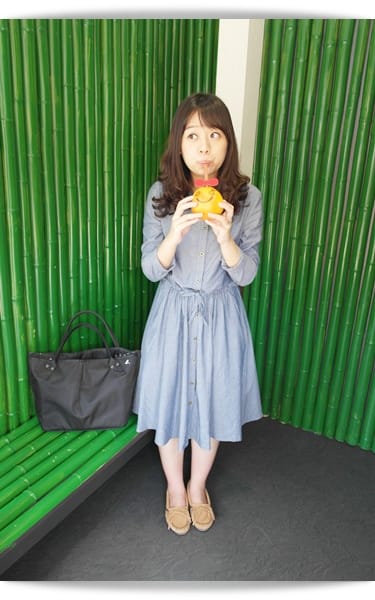 2015年京阪神奈甜蜜遊day2 ♡ 嵐山遊-遇見可愛葡萄柚果汁グルちゃんジュースM