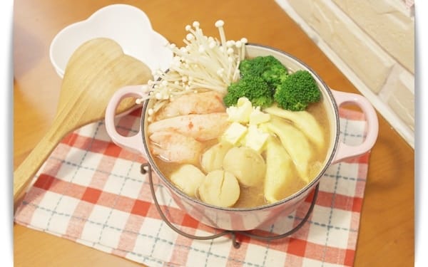[My Little Kitchen] 溫暖一小鍋~鮮味無比!! – 干貝奶油味噌鍋