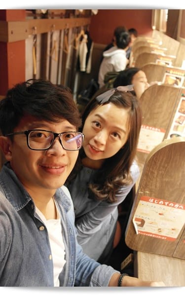 2015年京阪神奈甜蜜遊day2♡夜深了，免排隊就吃到超人氣「一蘭拉麵」河原町店