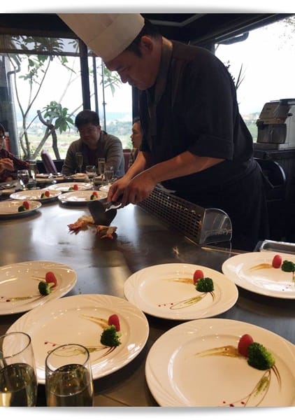 每樣菜就像一幅畫!! 色香味俱全「雕之森鐵板燒」in 南投埔里牛耳石雕公園