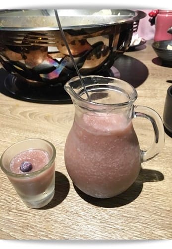 加了酒粕菁華露鍋物，氣味好濃郁!! – 右京棧大吟釀の鍋