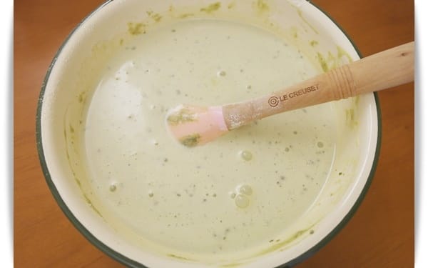 [My Little Kitchen] 三種口感，一次滿足!! 風靡日本的「魔法蛋糕」抹茶口味❤