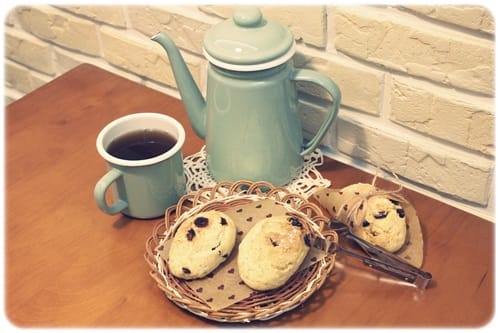 [My Little Kitchen] 空氣中瀰漫著溫暖茶香味!! -「抹茶司康」