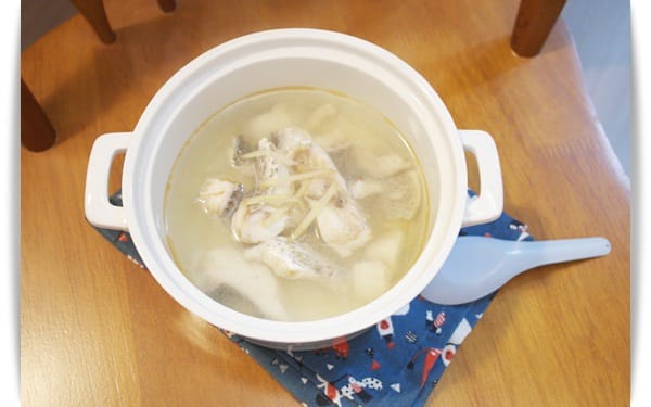 [My Little Kitchen] 補中益氣好神湯!! – 薑絲鱸魚湯 ♪