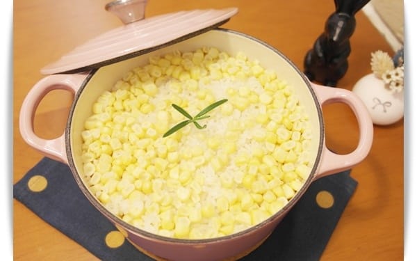 [My Little Kitchen] 北海道水果玉米，不僅鮮甜口感也特別唷 -「玉米炊飯」