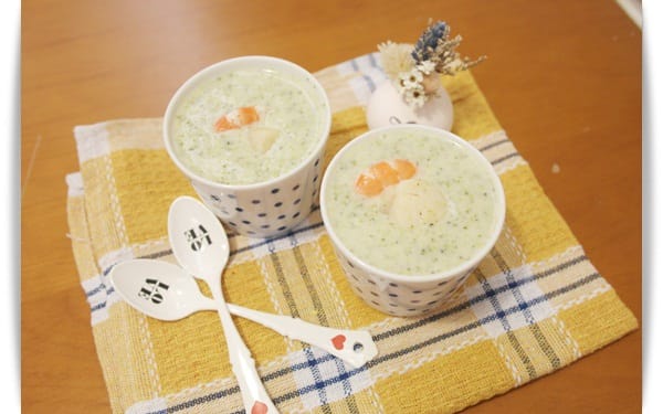 [My Little Kitchen] 好營養，吃進滿滿花青素 -「花椰菜濃湯」
