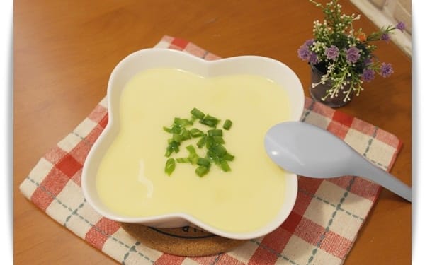 [My Little Kitchen] 新鮮美味、好軟嫩 -「干貝蒸蛋」