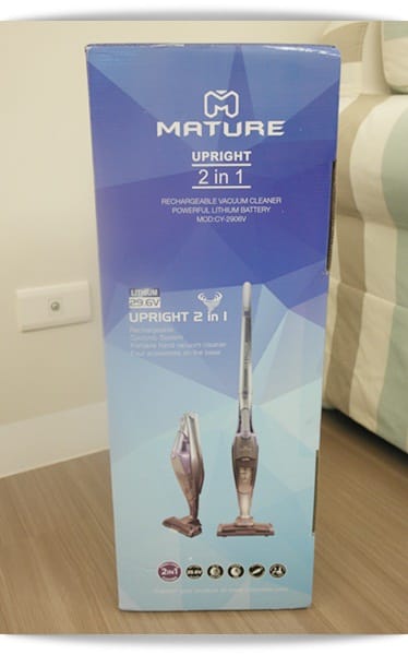 兼具時尚與實用【MATURE美萃】直立式無線吸塵器鋰電版(29.6V絕美紫灰)