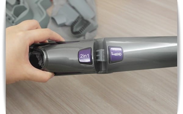兼具時尚與實用【MATURE美萃】直立式無線吸塵器鋰電版(29.6V絕美紫灰)