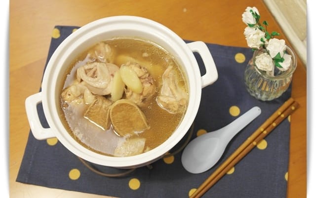 [My Little Kitchen] 每一口都鮮甜濃郁!! 暖呼呼~~「鮑魚雞湯」