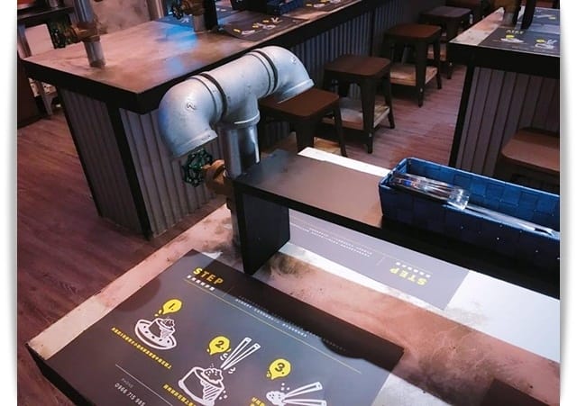 一人獨享韓式烤肉球，水龍頭抽油煙機好有趣!! – 「石堂-極和牛石頭燒」