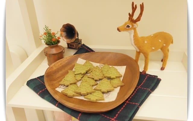 [My Little Kitchen] 又酥又香，帶點微苦氣息「抹茶餅乾 / 聖誕小樹餅乾」❤